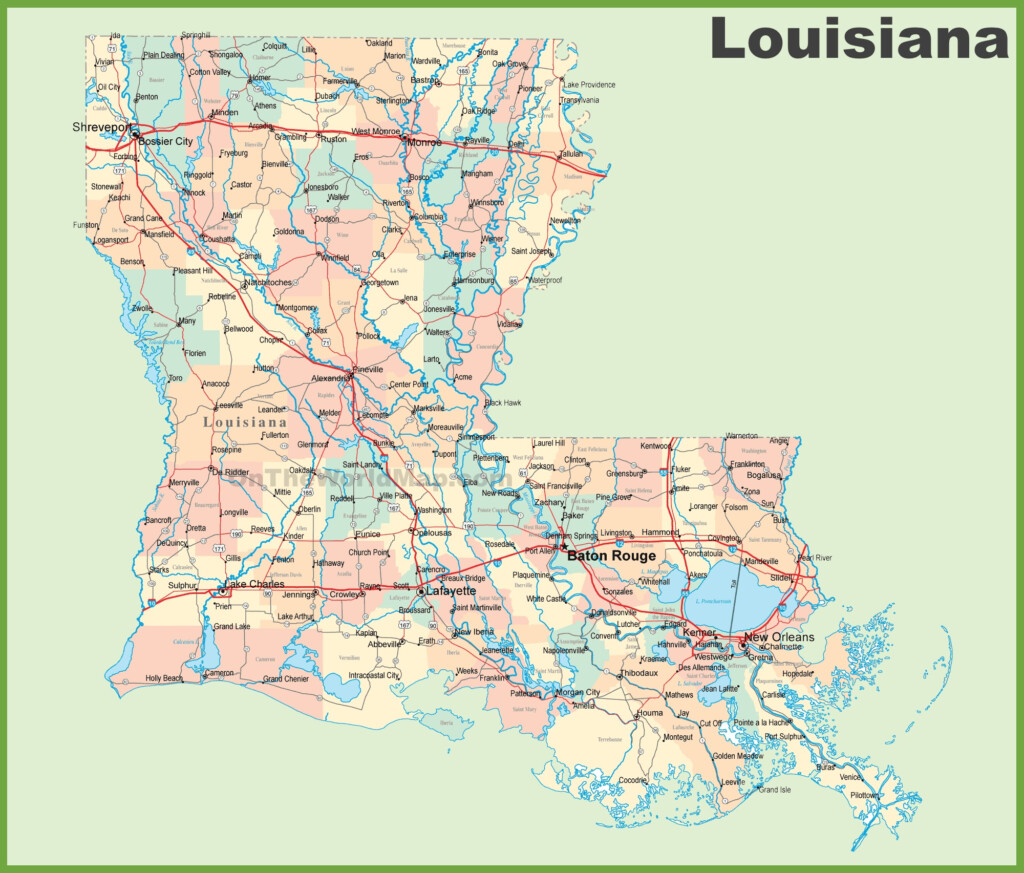 Map Of Southern Louisiana With Cities Palm Beach Map