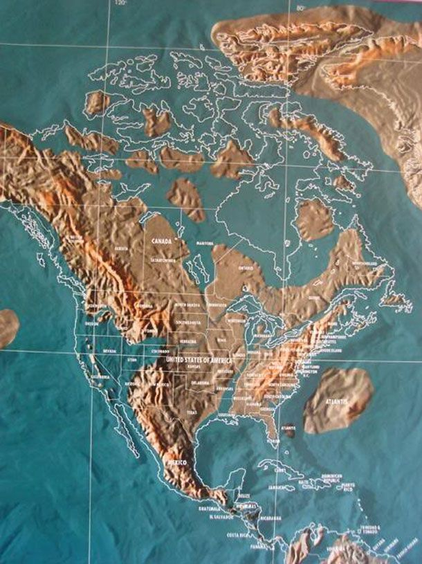 Map Of The United States Edgar Cayce Future Map Of The United States