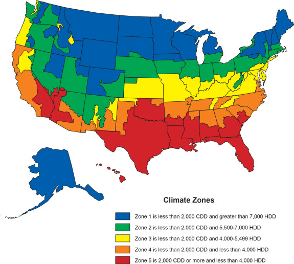 Map Of United States Climate Zonesmap United States Direct Map