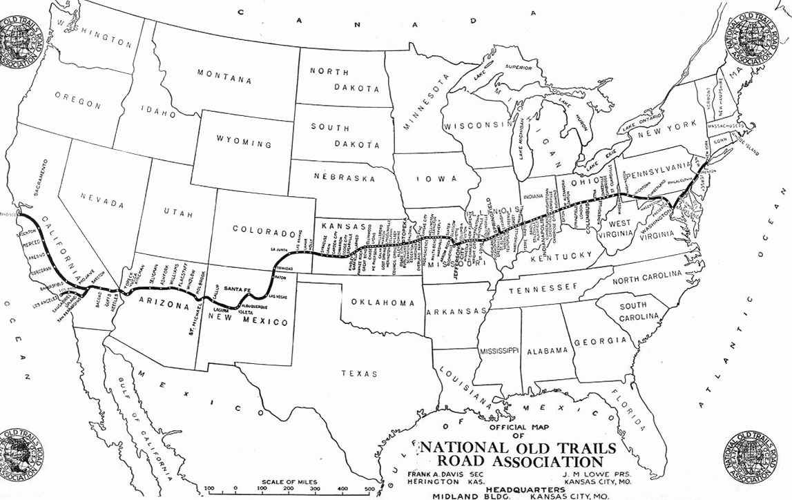 Map Of Us Route 40 - Printable Map Of The US