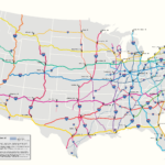 Map Of US Interstate Highways R MapPorn