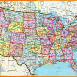 Map Of Usa With Cities And Towns Topographic Map Of Usa With States