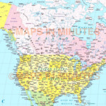 Map Of Usa With Latitude And Longitude Lines Map