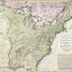 Map United States 1783 Painting By John Cary Fine Art America