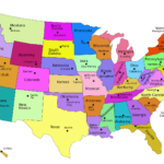 Mapa De Los Estados Unidos USA PNG Transparente StickPNG