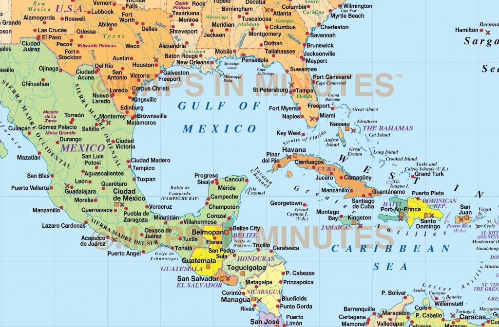 Maps Of Caribbean Islands Printable Printable Maps