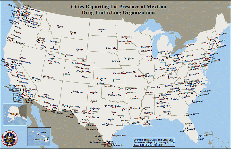 Mexican Cartels Invade More Deeply Into The United States Illegal Alien Crime Limits To Growth