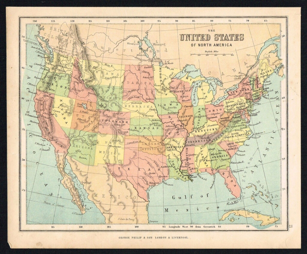 My Pet Arts USA Map 1850