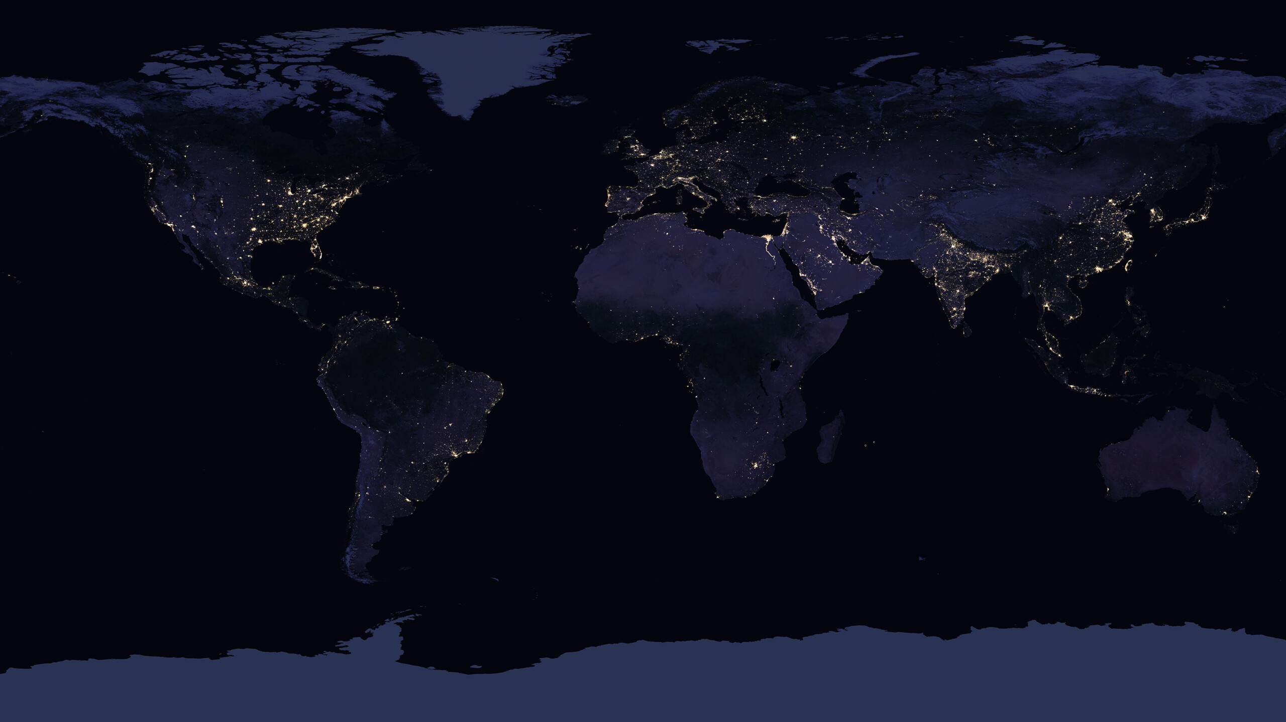 NASA Ver ffentlicht Neue Satellitenaufnahme Der Erde Bei Nacht Heise Online