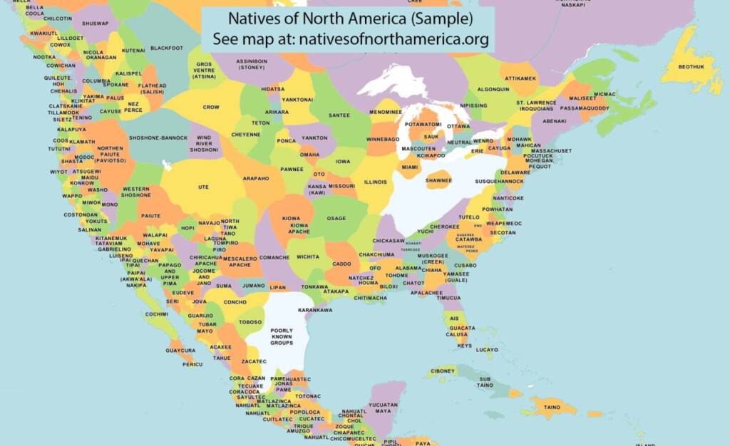 Native Peoples Of North America Represented As Maps On The Web