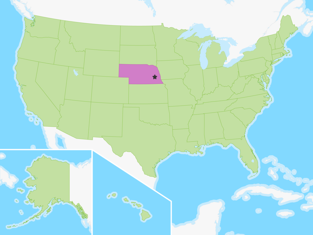 Nebraska Free Study Maps