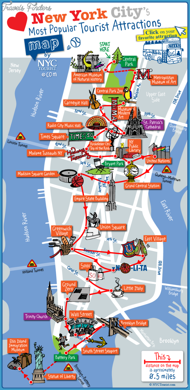 Map Of New York Travelsfinders Hot Sex Picture