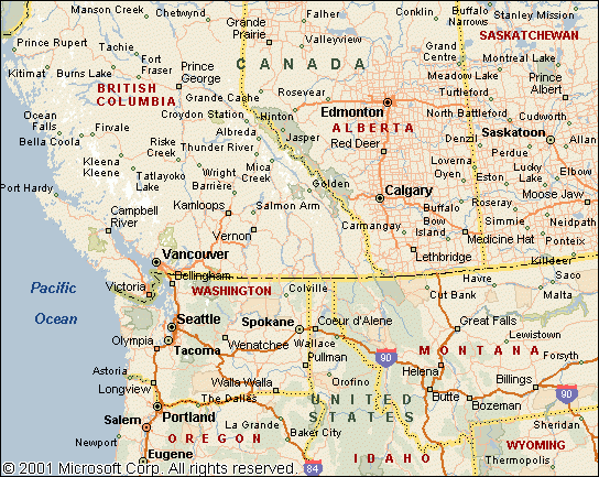 NW USA West Canada 2016 Planning