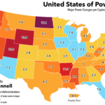 OC United States Of Power Outages Number Of Major Power Outages Per