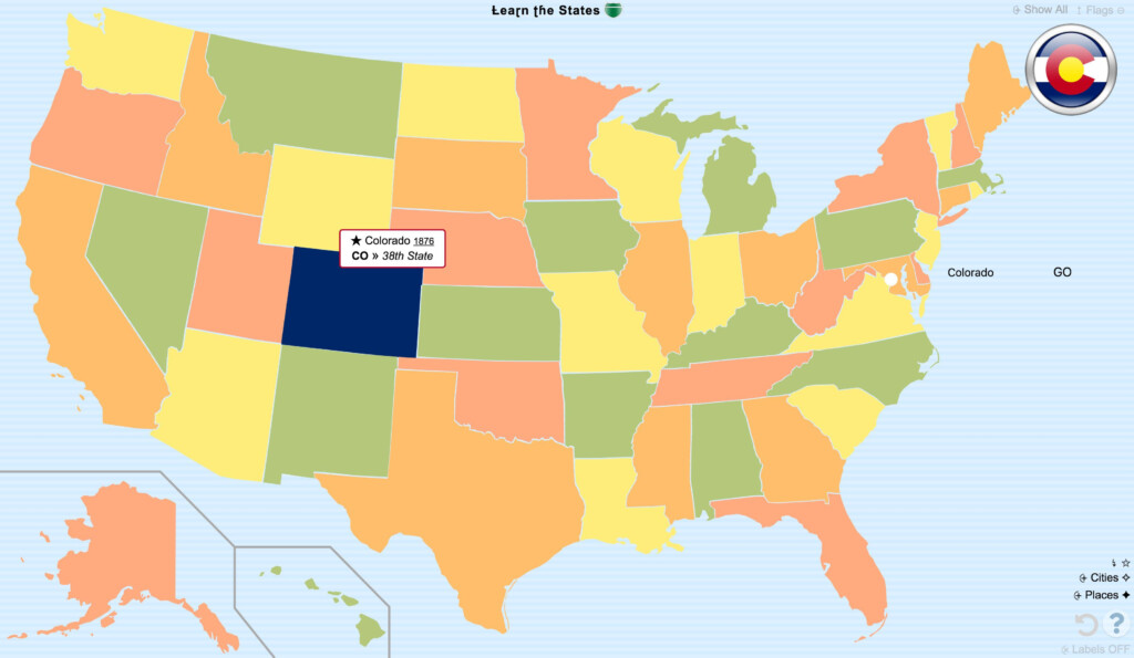 Online Quiz For States And Capitals