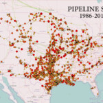 Pipeline Spills In The U S 1986 2016 Vivid Maps