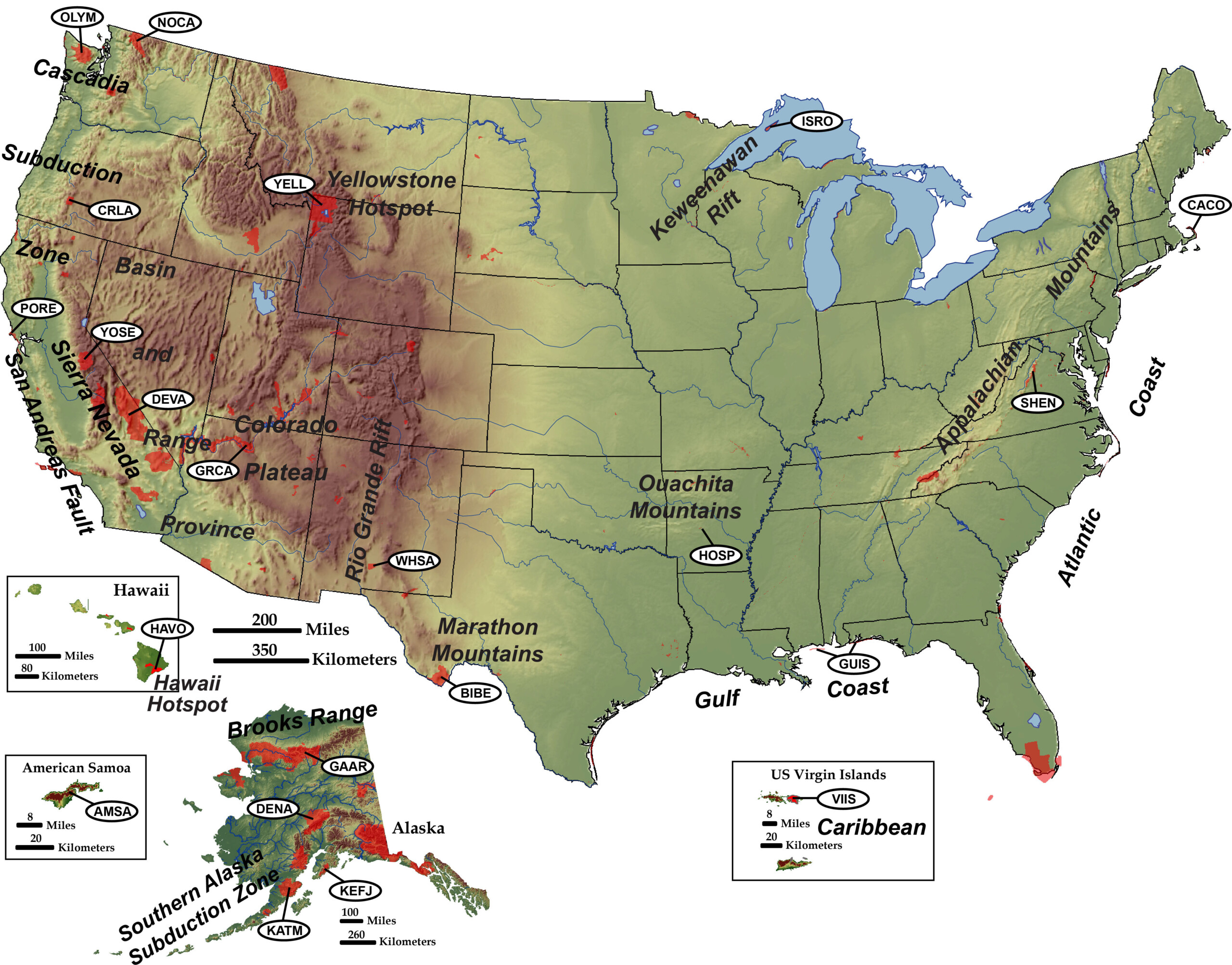 Plate Tectonics Our National Parks Geology U S National Park Service