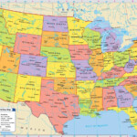 Printable Blank Map Of The United States Outline USA PDF