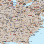 Printable Map Of Eastern United States Printable Maps