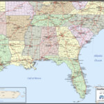 Printable Map Of Southeast Usa Printable Us Maps Printable Map Of