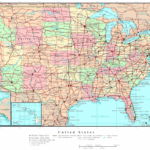 Printable Map Of The United States With Major Cities And Highways