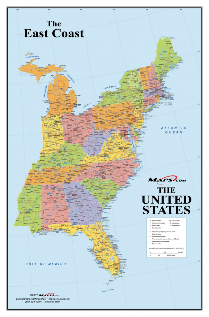 Printable Road Map Of Eastern Usa Printable US Maps