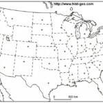 Printable Us Map With Capital Cities Refrence United States Map Blank