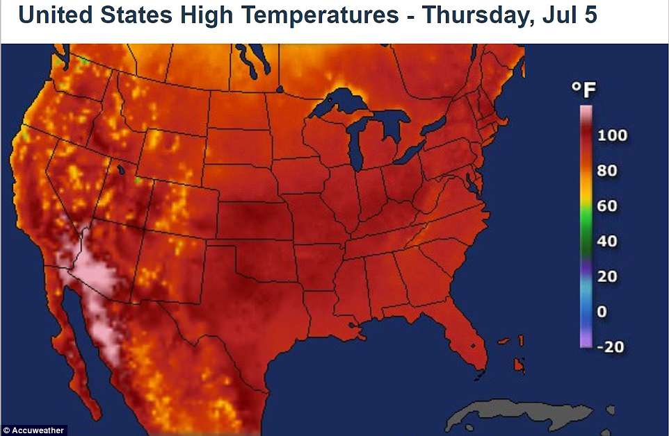 Record Highs Continue With Weather Warnings Affecting 60 Million 
