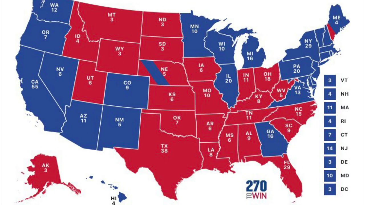 Red And Blue States Map 2023 Map 2023