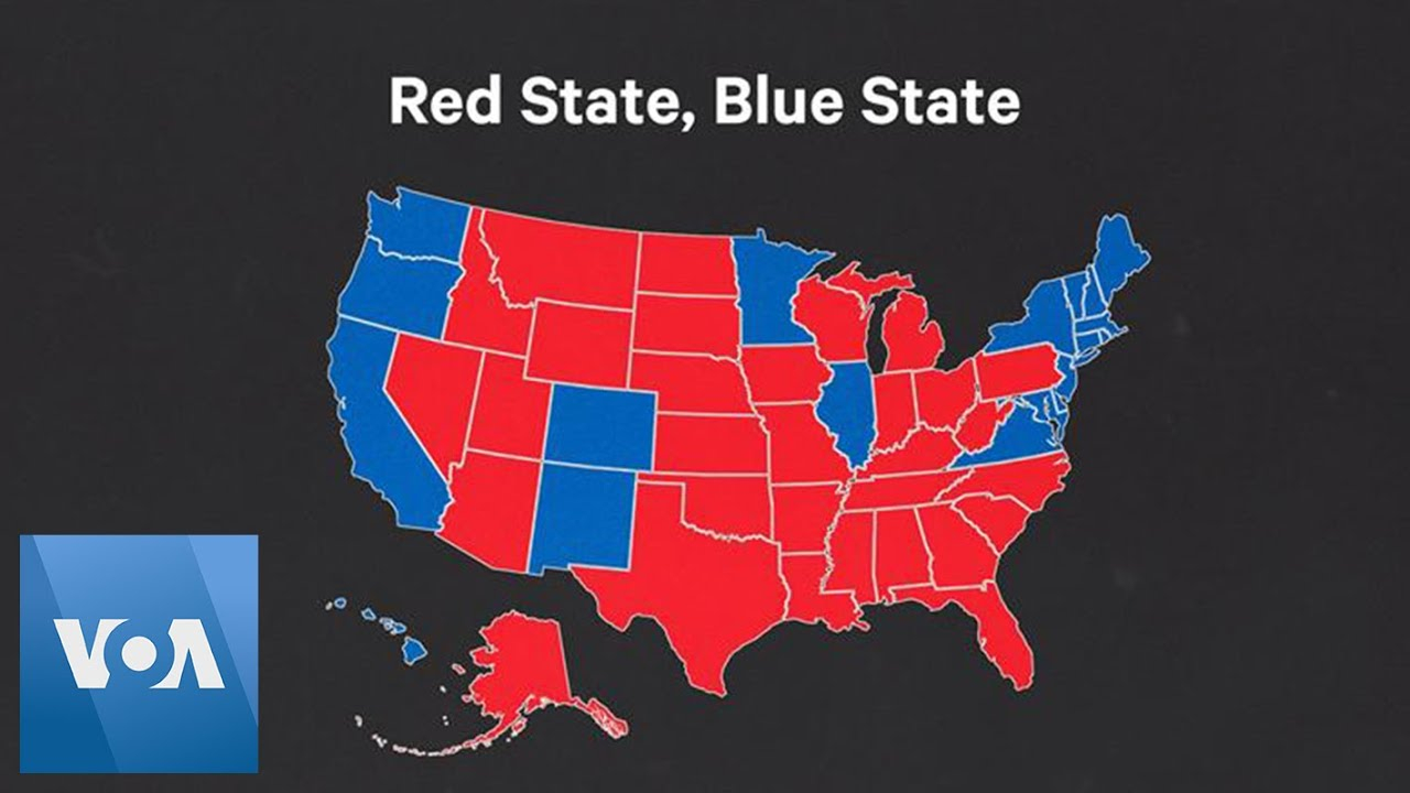 Red And Blue States Map 2023 World Map Printable Map Of The US