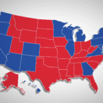 Result Of The US Election 2020 Animated Map Showing Red And Blue