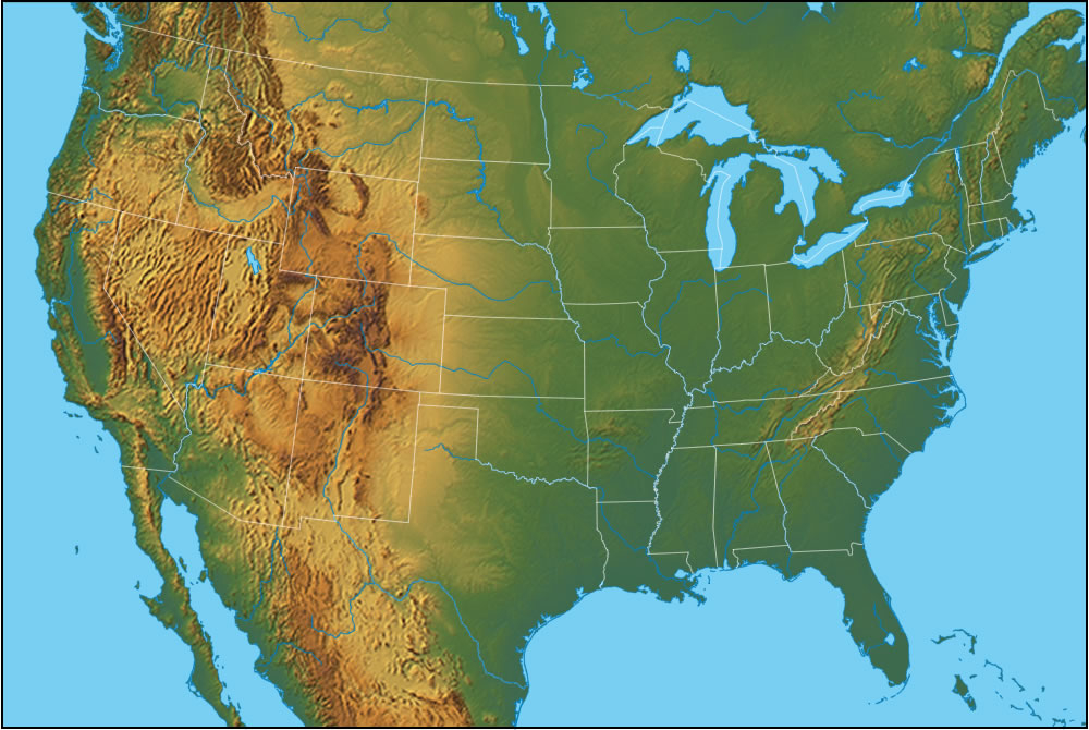 Room 5 U S History 15 Major Physical Features Of The United States