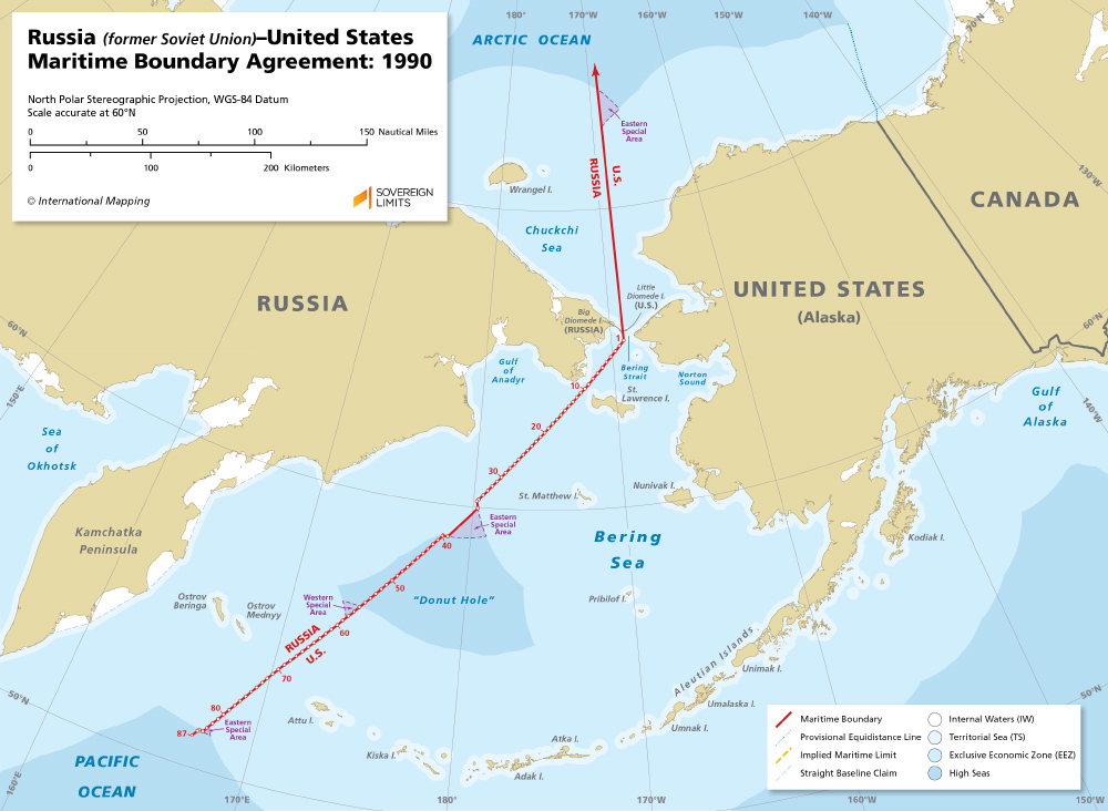 Russia United States Maritime Boundary Agreement Sovereign Limits