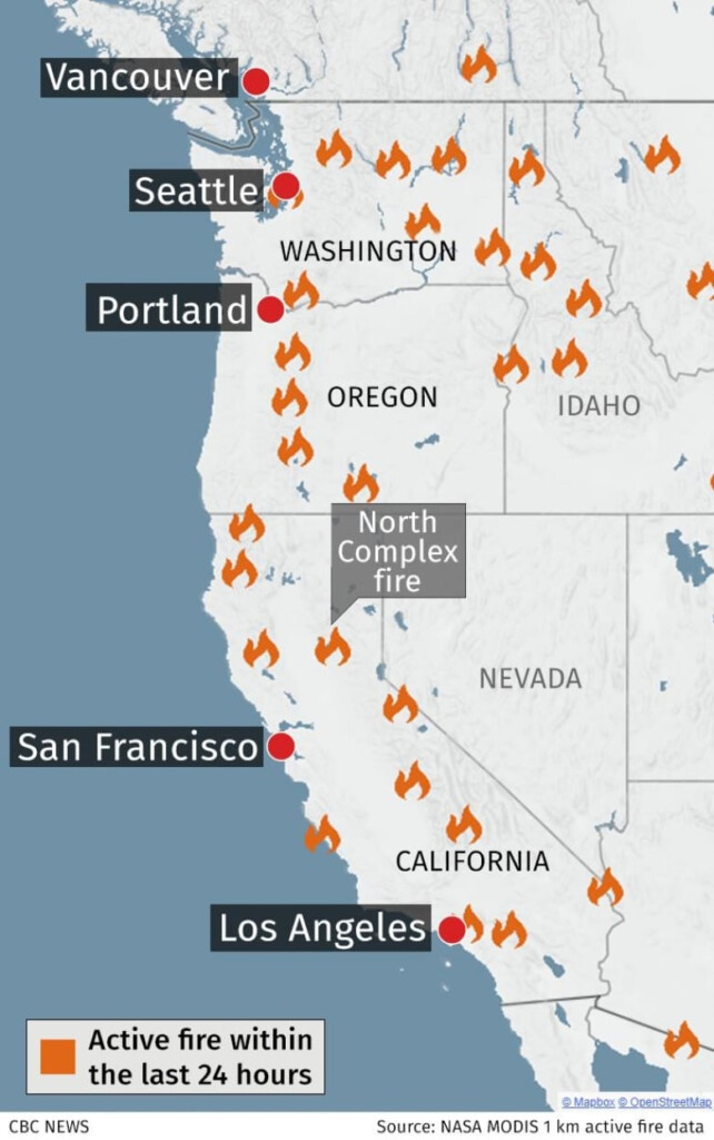 Search For Survivors Ongoing As Wildfires Rage In Western U S And 