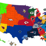 States With Nfl Teams Map Map 2023