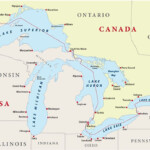 The Eight US States Located In The Great Lakes Region Great Lakes