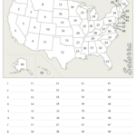 The U S 50 States Printables Map Quiz Game