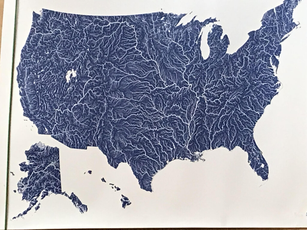 The US With All Major Bodies Of Water R MapPorn