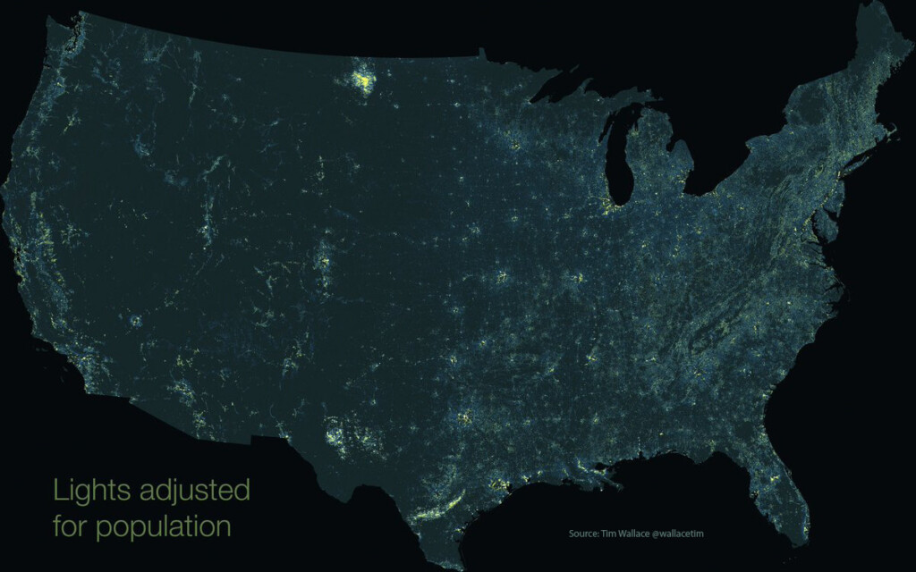 This Map Shows An Unlikely Source Of America s Light Pollution World 