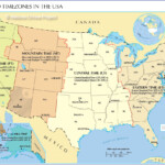 Time Zone Map Of The United States Nations Online Project