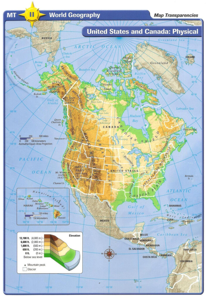 United States And Canada Map Labeling Mr Foote Hiram Johnson High School