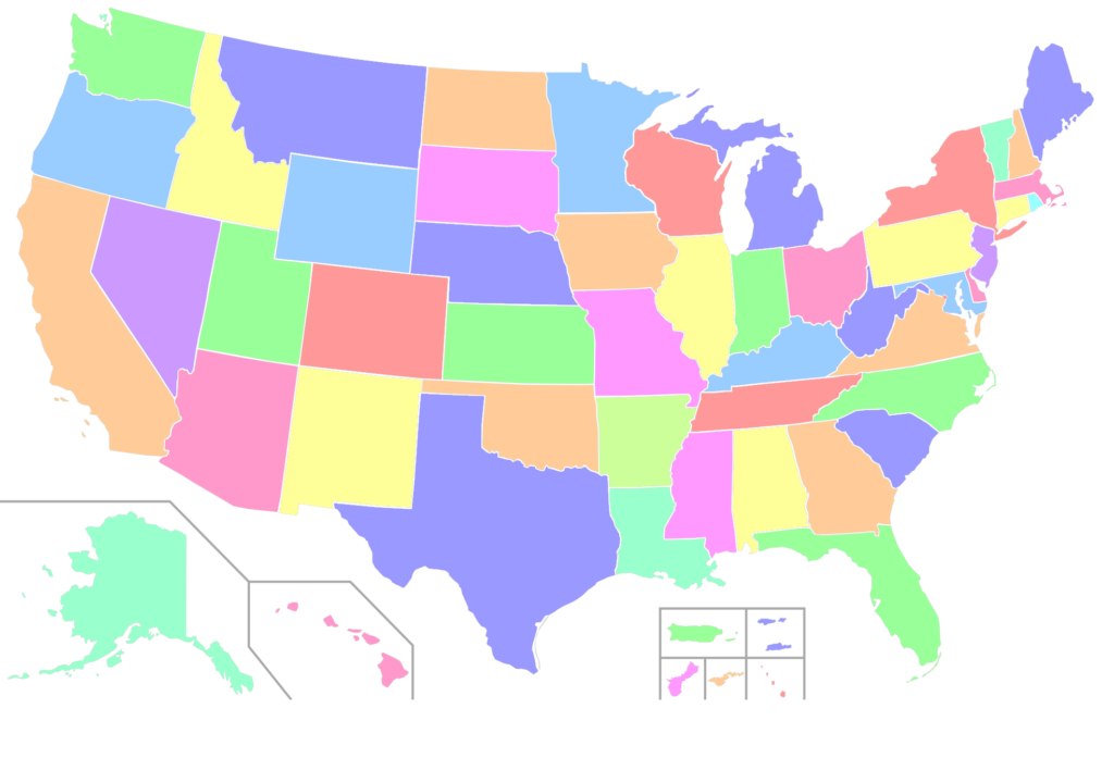 United States Map ClipArt Best