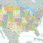 United States Map Political Worldometer