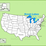 United States Map With Great Lakes Labeled Fresh Salt Lake City Us