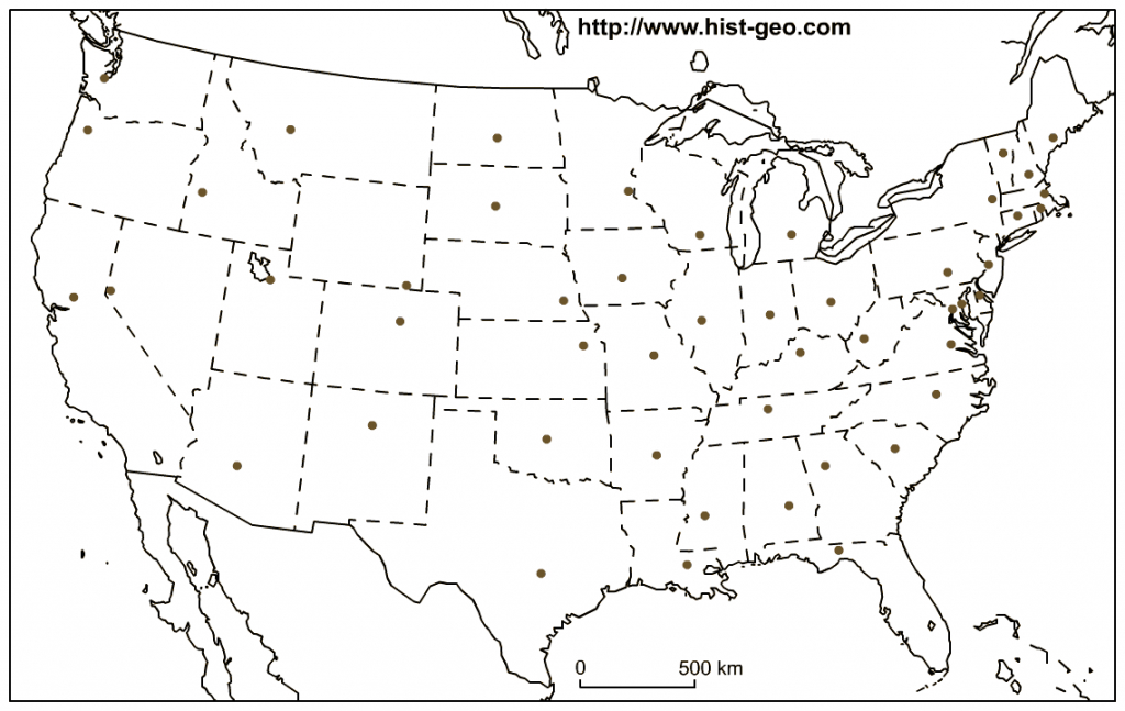 United States Map With State Capitals Printable Valid Inspirationa 