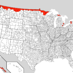 Us Canada Border Counties Mapsof