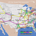 US High Speed Rail Map High Speed Rail Map Train Map