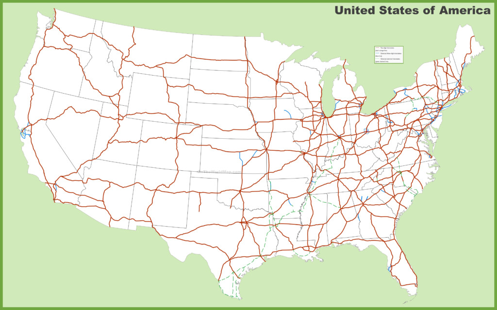 Us Interstate System Map Pdf Fig10 Luxury Beautiful Us Map Usa 