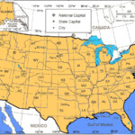 Us Map Latitude And Longitude