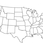 Us Map Vector Outline At GetDrawings Free Download